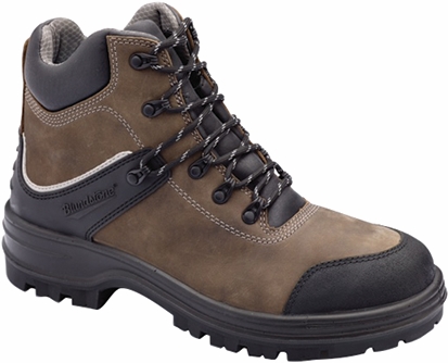 Other view of Men's/Women's Hiker Casual Boots - Ankle - Lace-Up - Crazy Horse Leather - Stout Brown - Size 9.5 - Style 135 - Worklife - Blundstone