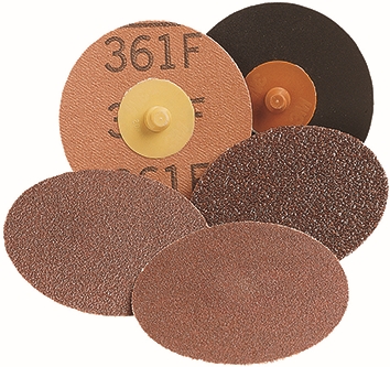 Other view of Cloth Disc - Roloc™ - Aluminium Oxide - YF-Weight - Green - 75 mm - 50 Grit - 316F - 3M