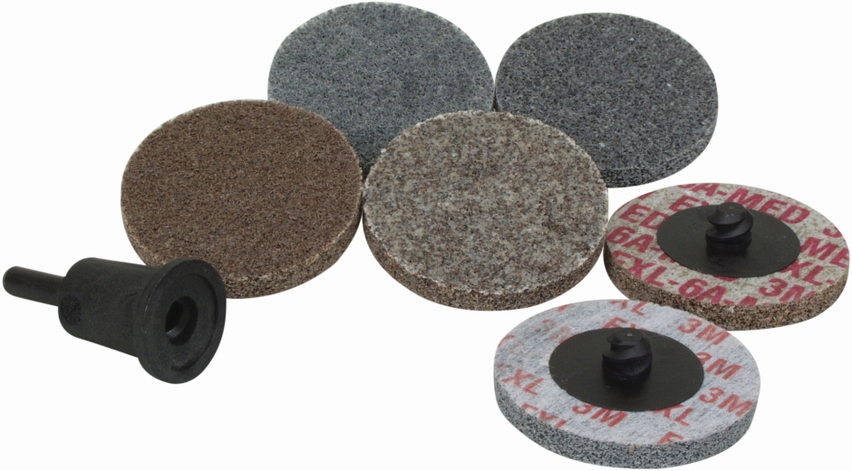 Other view of EXL Unitized Wheel - Roloc™ - Aluminium Oxide - 75 mm - 2A Medium - Scotch-Brite™ - 3M