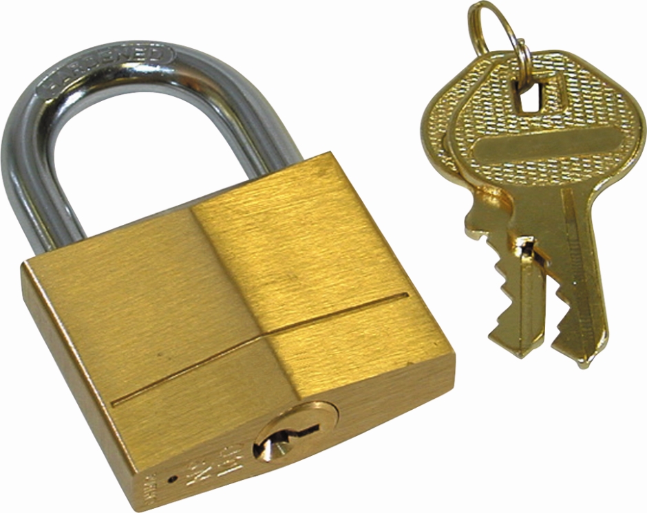 Other view of Padlock - Keyed Alike - Brass - 50 mm x 7 mm x 25 mm - 0150BOX-1K069 - Master Lock