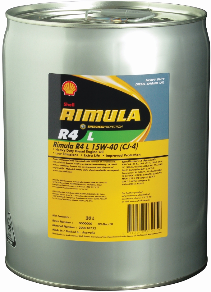 Other view of Rimula Diesel Engine Oil - Multi Grade - 209 L Drum - R4 L 15W-40 - Shell