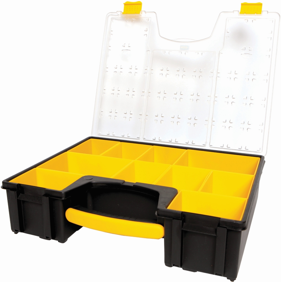 Other view of Organiser Box - Deep - 10 Compartment - Polypropylene - 425 x 335 x 105 mm - 014710R - Pro Series - Stanley