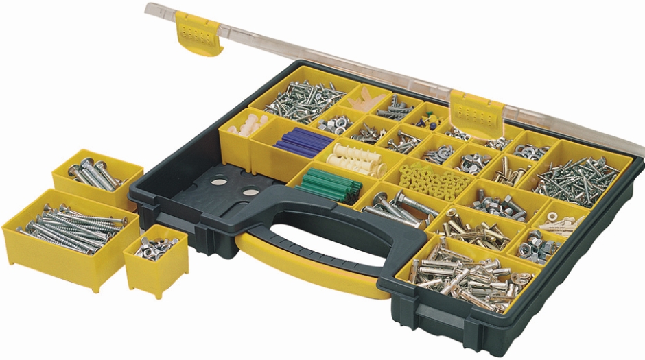 Other view of Organiser Box - Deep - 10 Compartment - Polypropylene - 425 x 335 x 105 mm - 014710R - Pro Series - Stanley