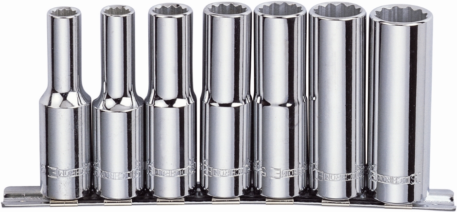 Other view of 7-Piece Deep Socket Set - Imperial - 1/2" Square Drive - SCMT14451 - Sidchrome