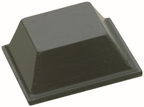 Other view of Moulded Bumpon - Square-Tapered - Polyurethane - Black - 20.5 x 7.6 mm - AE010586715 - 3M - (1000/Carton)