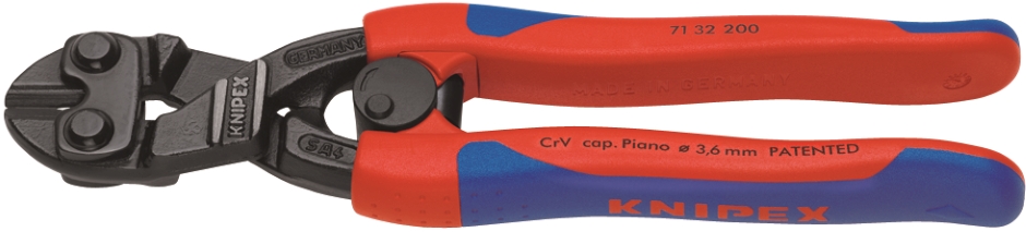 Other view of Bolt Cutter - Compact - Lever Action - Chrome Vanadium Steel - 200 mm Length - Slim Multi-Component Grip - 7132200 - Knipex