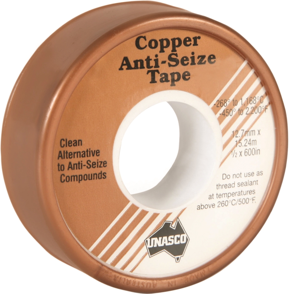 Other view of TAPE PTFE ANTI-SEIZE COPPER 12MMX15M