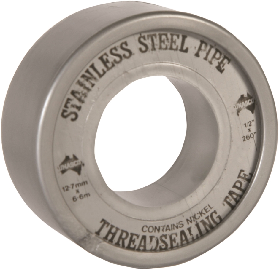 Other view of TAPE THREAD SEAL S/S SILVER 19MM X 6.5M