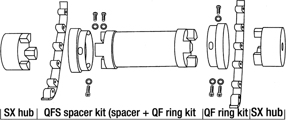 Other view of HUB JAW COUPLING C070 9MM BORE