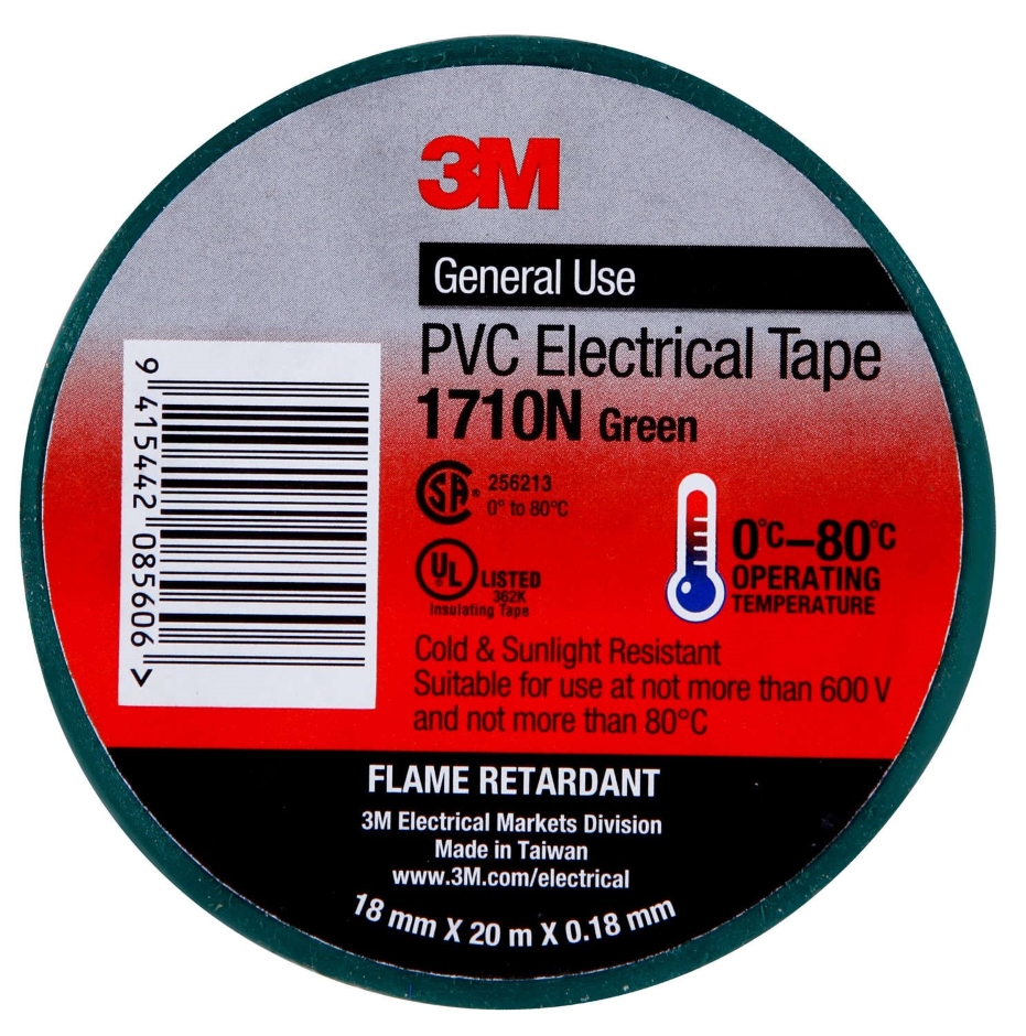 Other view of TAPE ELECTRICAL 3M 1710N GREEN