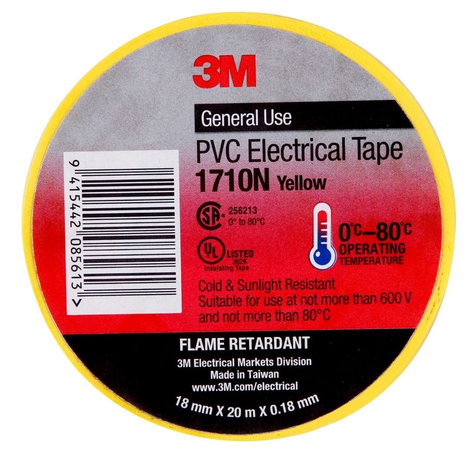 Other view of TAPE ELECTRICAL 3M 1710N YELLOW