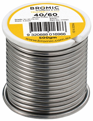 Other view of SOLDER WIRE 40/60 3.2MM ACID CORE 500G