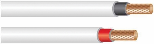 Other view of Cable SDI - Low Voltage - Single Core - 1 x 1.5mm2 - PVC - V-90 insulated - Red Core - White Sheath - 100m