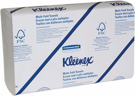 Other view of Multifold Hand Towel - Airflex Fabric - White - 24 x 23.5 cm - 1890 - Kleenex