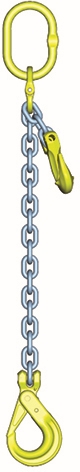 Other view of Bullivants Sling Chain - G100 - Self Locking - 1 Leg - 2.5T - 8mm x 2m - BHP + Tag + Asset Reg