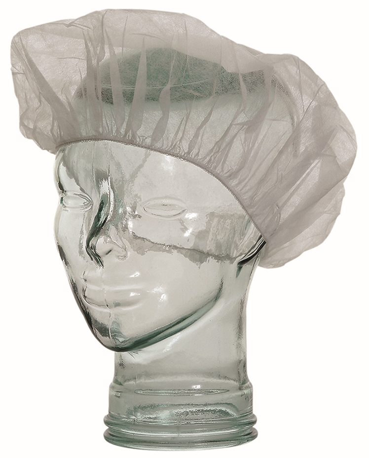 Other view of Disposable Medical Cap - Round - Non-Woven Polypropylene - White - 21" - 200012 - Steel Drill