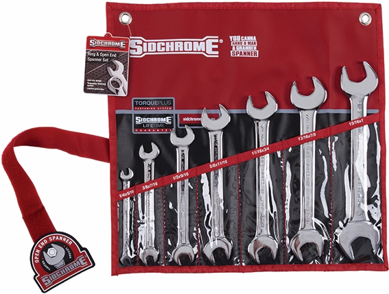 Other view of 7-Piece Spanner Set - Open End - Imperial - SCMT20412 - Sidchrome