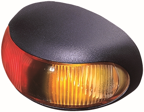 Other view of Side Direction LED Marker Lamp - Red/Amber - 8 to 28 VDC - 60 mm x 32 mm x 38 mm - 4/Bulk Pack - DuraLED® - Hella