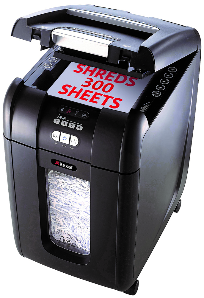 Other view of Rexel Optimum Auto+ Shredder 300X Cross Cut