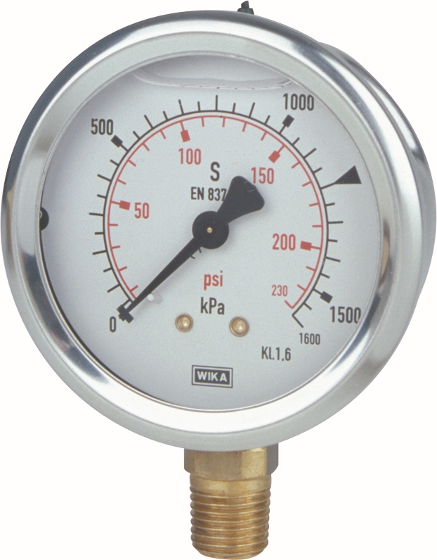 Other view of GAUGE 213.53 0/250KPA 3/8 BSPT BD 100MM