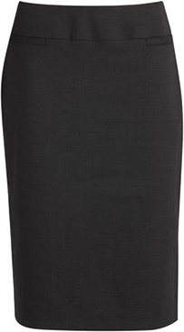 Other view of Ladies Relaxed Fit Skirt – Polyester - Wool - Elastane – Charcoal – 14 – 24011 – Biz Corporates