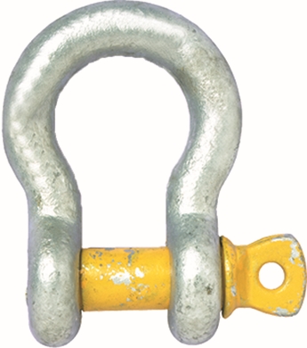 Other view of Bullivants Grade S Screw Pin Bow Shackle - Galvanised - 25t