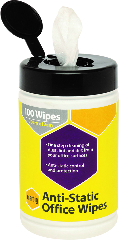 Other view of MARBIG - CLEANING WIPES ANTI-STATIC TUB100 - 25620