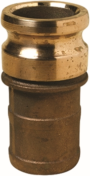 Other view of Dixon Cam & Groove Coupling - Camlock 333 - Type E - Bronze Sand Cast - Standard BSP - Male Adaptor X Hose Shank - 100mm - BR400E