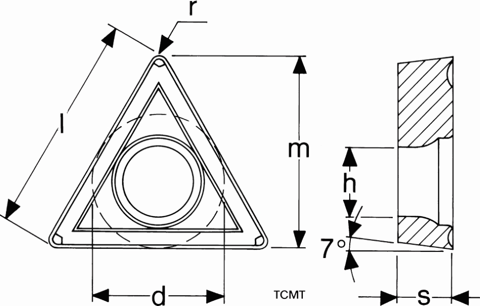 Other view of SECO - Insert Turning - TCMT16T308-M3 - TP3501 - 03096644