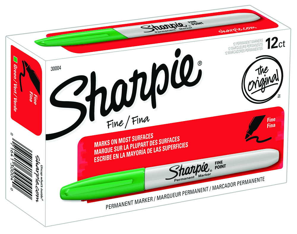 Other view of Sharpie Permanent Marker - Fine Tip Green (12)