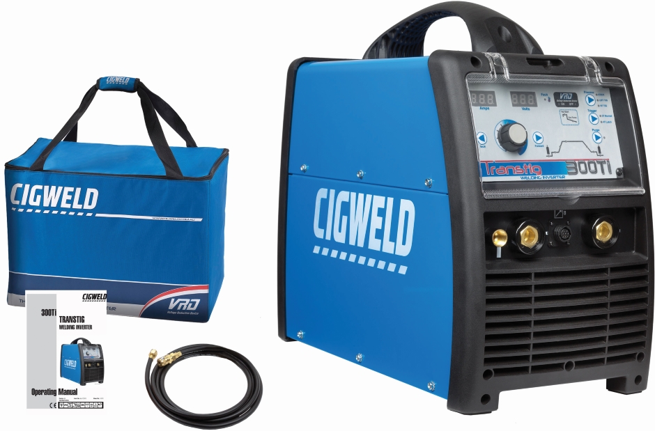 Other view of TIG Welding Machine - Power Source - 415 VAC - 12.5 A - 50/60 Hz - IP23S - Transtig 300TI - W1008302 - Cigweld