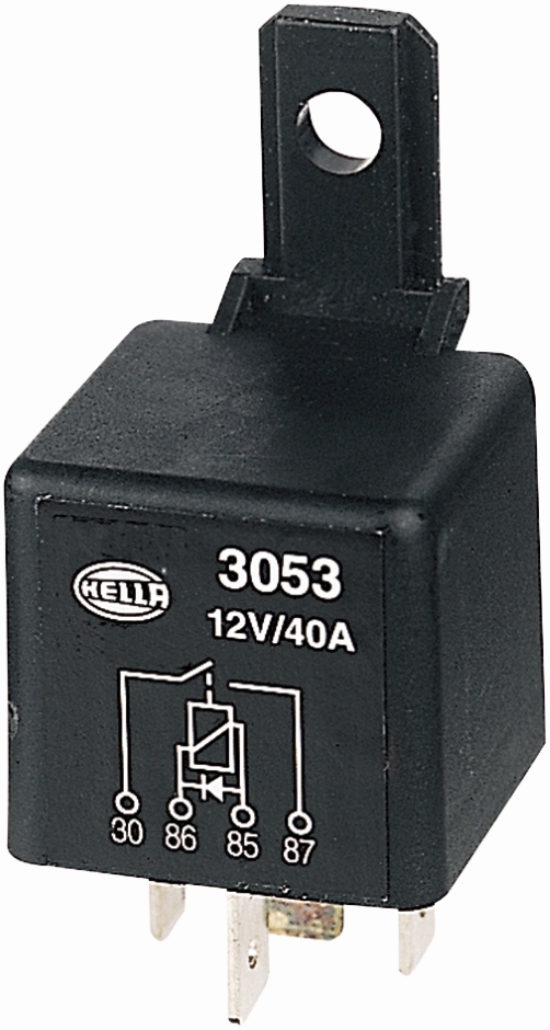 Other view of Mini Relay - 40 A - 12 V - 4 Pin - Normally Open - Hella