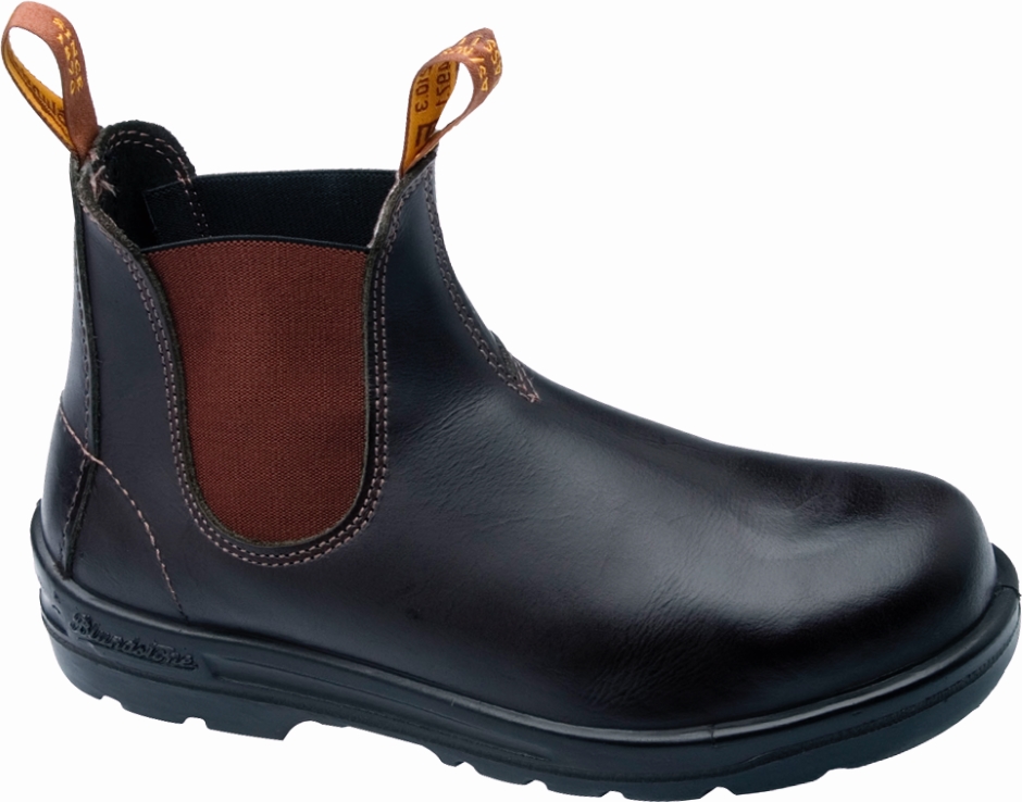 Other view of Men's/Women's Safety Boots - Ankle - Elastic-Sided - Waxy Leather - Brown - Size 11 - Style 311 - Workfit - Blundstone