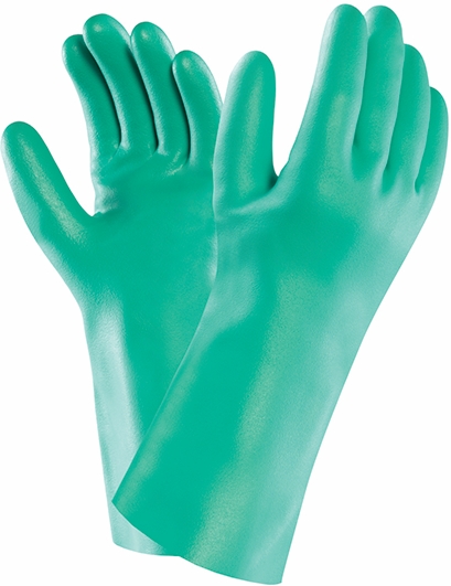 Other view of Ansell Earth AlphaTec® 37-145 Chemical & Liquid Resistant Gloves - Nitrile - 330mm Unsupported - Chlorinated - Sandpatch - Silicone/Latex Free - Green - 10