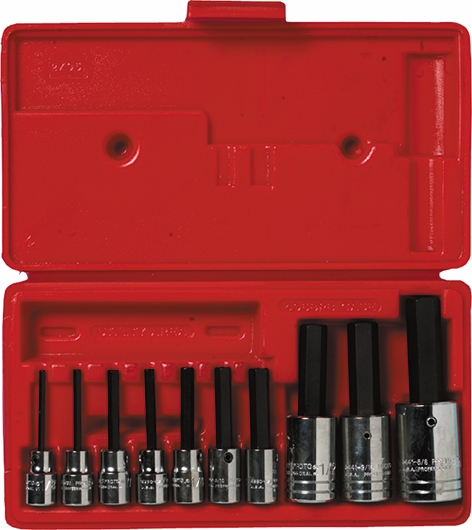 Other view of 10-Piece In-Hex Socket Set - Imperial - 3/8" & 1/2" Drive - J4900A - Proto