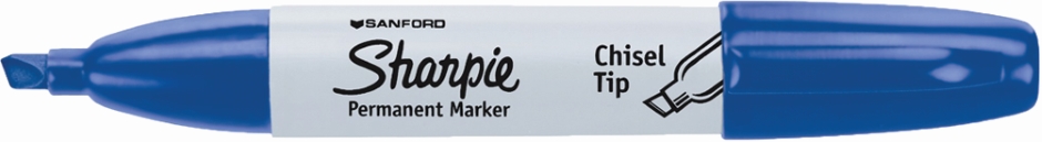 Other view of Permanent Marker - Blue - 5.3 mm Chisel Nib - Classic - 38203 - Sharpie - (12/Pack)