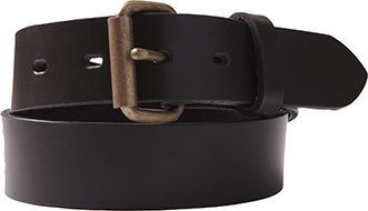 Other view of Belt With Removable Buckle – Italian Leather – Black – 48" – 38RB – Buckaroo