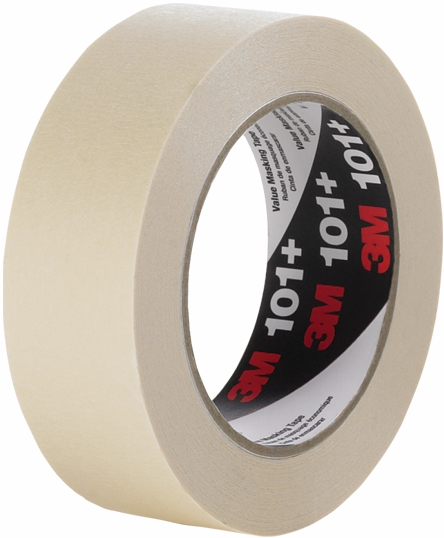 Other view of Value Masking Tape - Tan - Crepe Paper - Rubber - 48 mm x 55 m - 101+ - 3M™