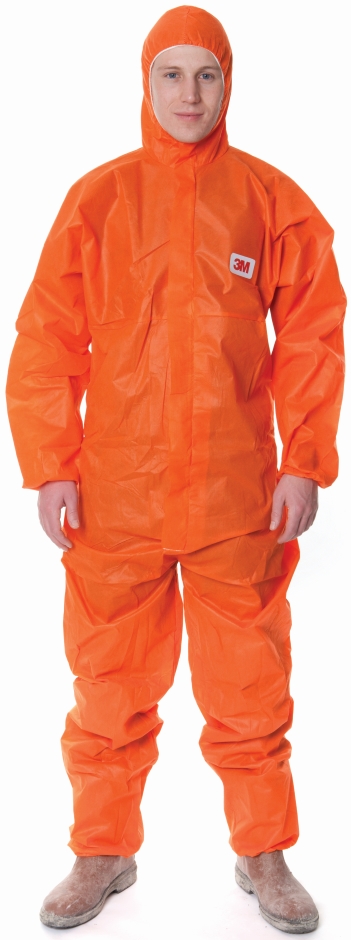 Other view of COVERALL DISPOSABLE 3M 4515 ORG SMS XL