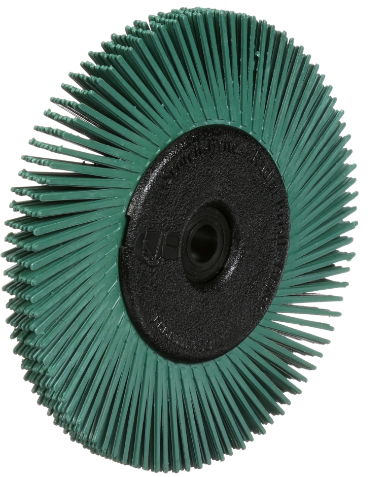 Other view of Radial Bristle Brush - Angled - Ceramic - Green - 150 x 12 x 25 mm - 50 Grit - BB-ZB - Scotch-Brite™ - 3M