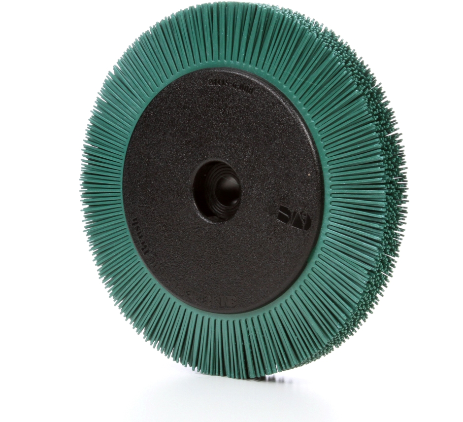 Other view of Radial Bristle Brush - Straight - Ceramic - Green - 203 x 25 x 32 mm - 50 Grit - BB-ZB - Scotch-Brite™ - 3M