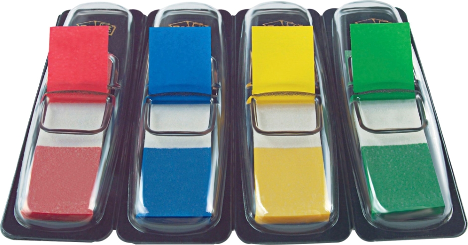 Other view of Flag - Mini - Blue/Red/Yellow/Green - 10 x 44 mm - 140/Pack - 70071351335 - Post-It - 3M