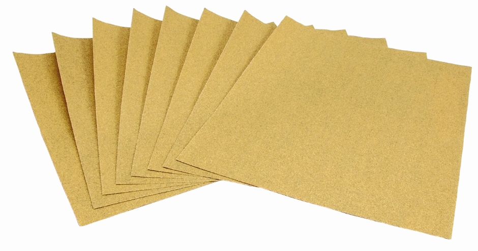 Other view of Sanding Paper Sheet - Aluminium Oxide - Gold - C-Weight - 230 x 280 mm - 120 Grit - 255P - Hookit™ - 3M