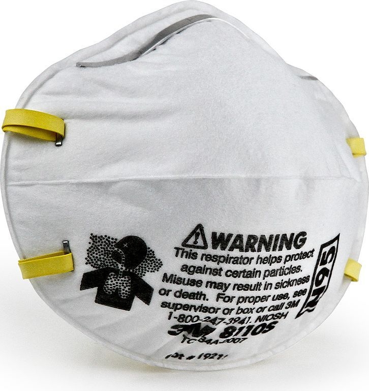 Other view of Particulate Respirator - Cupped - Dust/Mist - Small - Class P2 - 8110S - XA010000512 - 3M