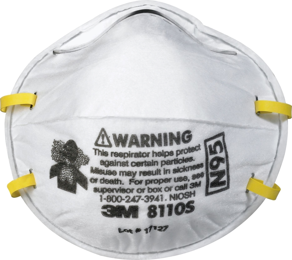 Other view of Particulate Respirator - Cupped - Dust/Mist - Small - Class P2 - 8110S - XA010000512 - 3M