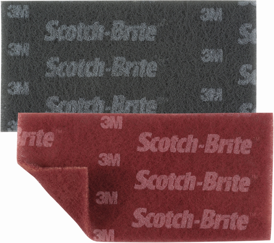 Other view of Hand Pad - Durable Flex - Aluminium Oxide - Maroon - 228 x 115 mm - A Very Fine - Scotch-Brite™ - 3M