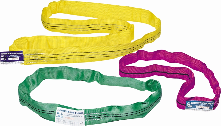 Other view of Bullivants Round Sling - Synthetic - Polyester - Yellow - 3t x 1m