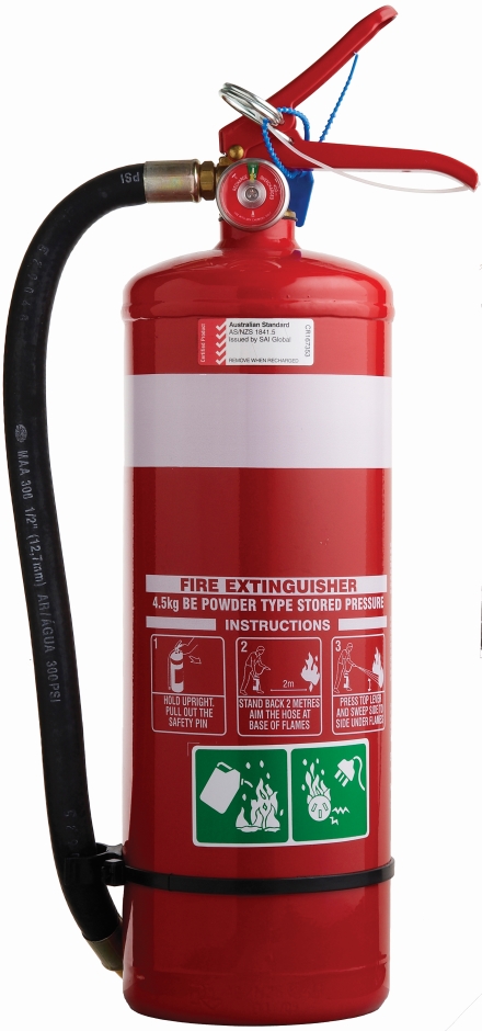 Other view of Fire Extinguisher - Dry Chemical Powder - 4.5 kg - 40BE - Mild Steel Cylinder - 1345 KPa - 160 x 500 mm - BE - Fireworld