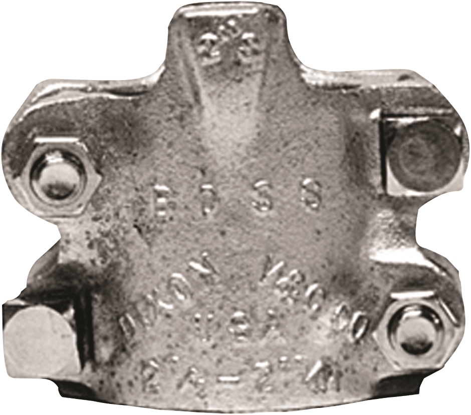 Other view of Dixon Boss™ 4 Bolt Clamp - Iron - Zinc PLated - 2-1/2" ID x 3-6/64 - 3-28/64" OD - BU34