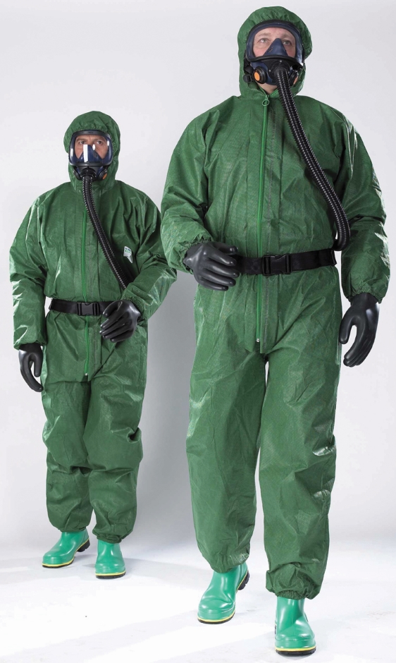 Other view of COVERALL MICROGARD 4000 GREEN 2XL